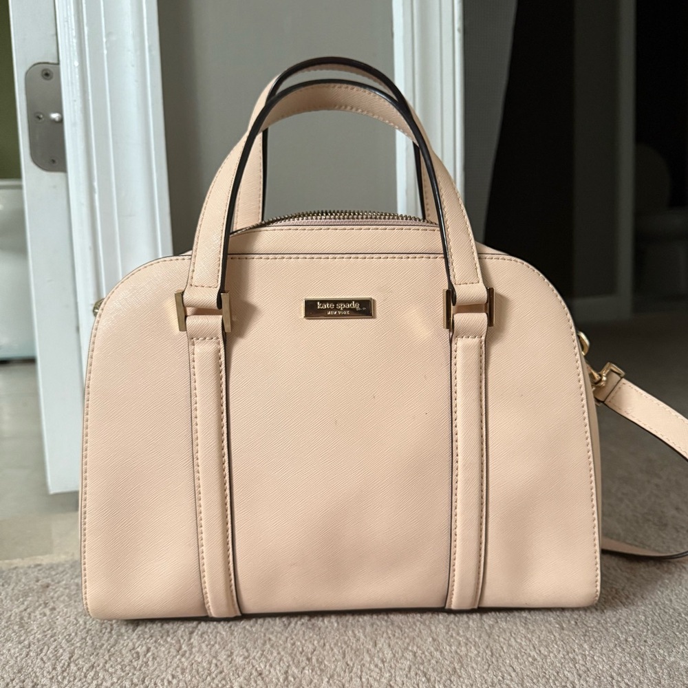 Kate Spade NEW YORK NEWBURY LANE SMALL FELIX LEATHER SATCHEL CROSSBODY
